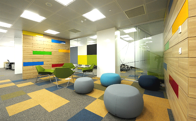 software company office. office for the leading software development company concept